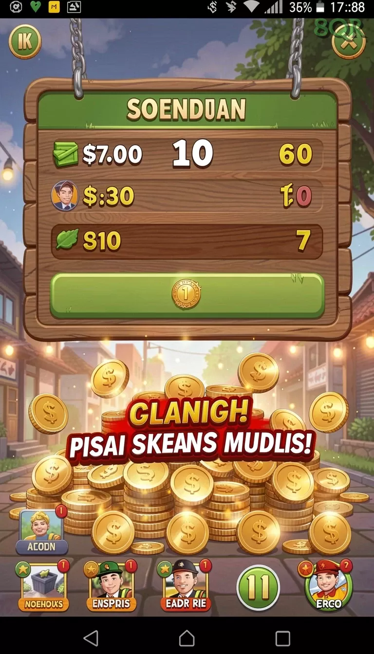 Cuplikan layar EVENTS — halaman utama
