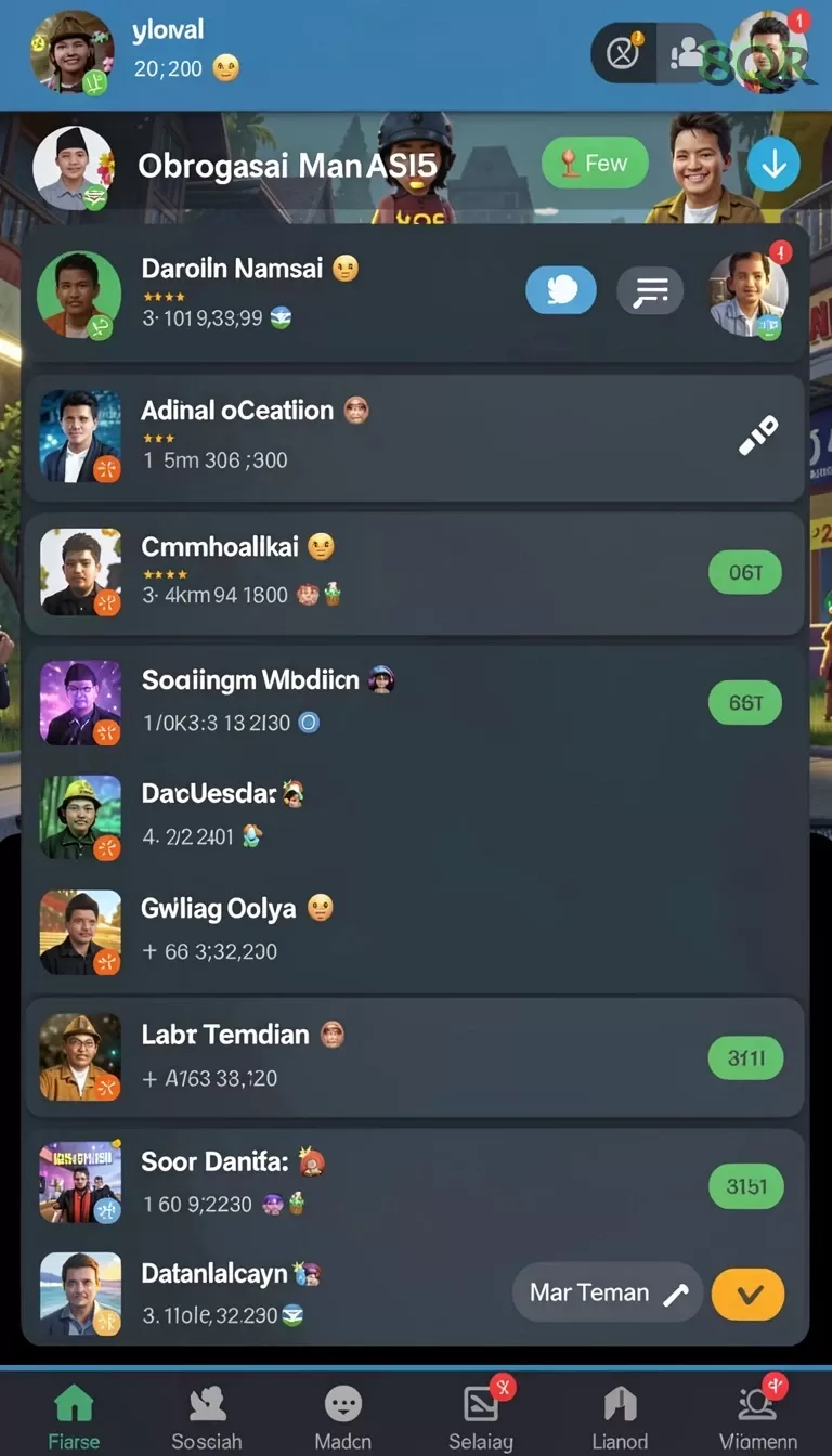 Cuplikan layar RK88 — aktivitas
